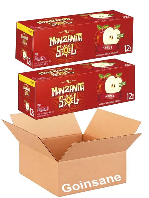 Manzanita Sol Apple Soda 12Oz Cans (24 Pack) - Walmart.com