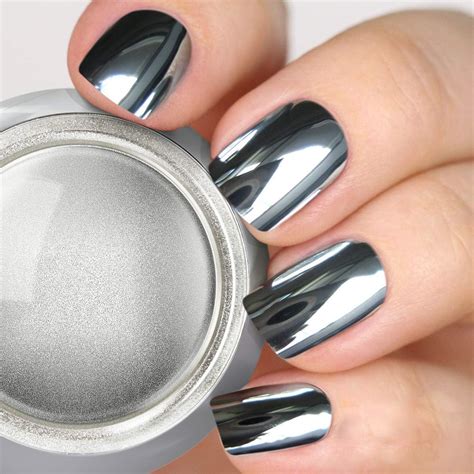 Amazon.com: PrettyDiva Silver Chrome Nail Powder - Rose Gold /Pink ...