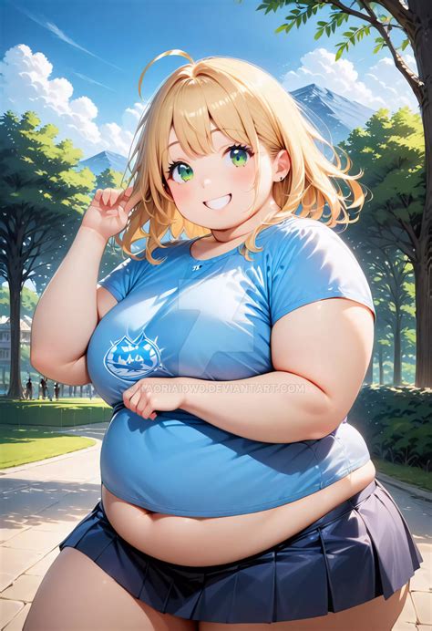 [OPEN] Fat Anime Girl AI Adoptable by KaoriAi0w0 on DeviantArt