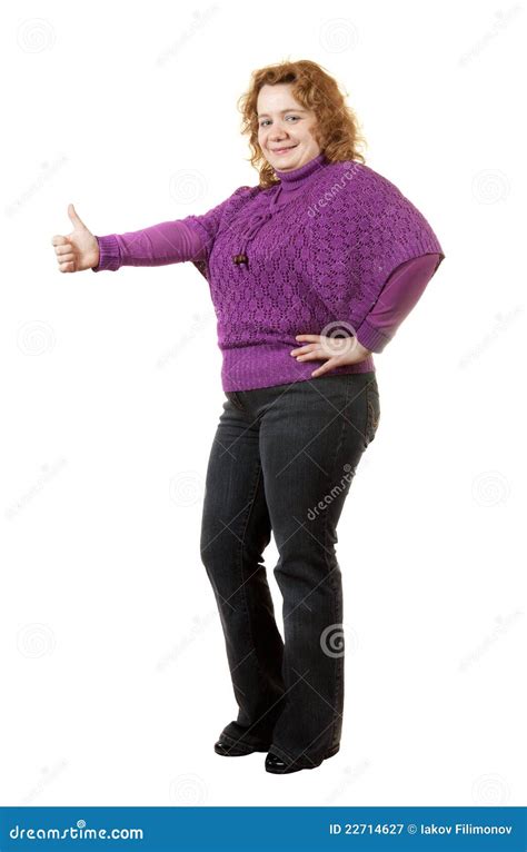 Happy fat ugly woman stock image. Image of adult, weight - 22714627