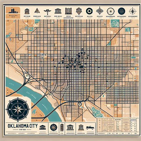 Retrieve Oklahoma City City Roads Map at no cost