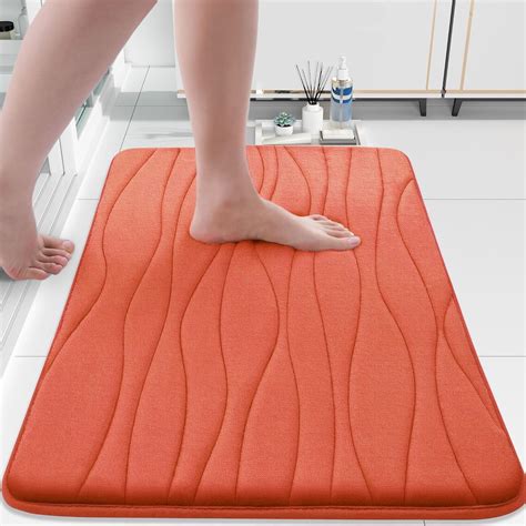 Amazon.com: Buganda Memory Foam Bathroom Rug Mat 30x20, Extra Soft and ...