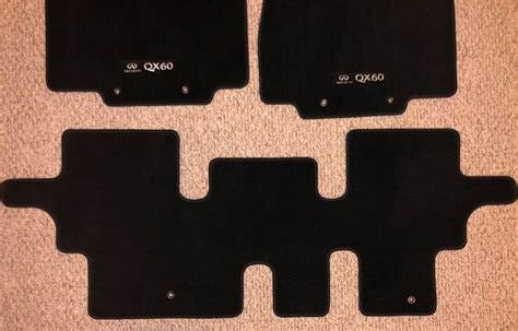 2014-2022 Infiniti QX60 SUV Genuine OEM Carpet Floor mats set (3pc ...