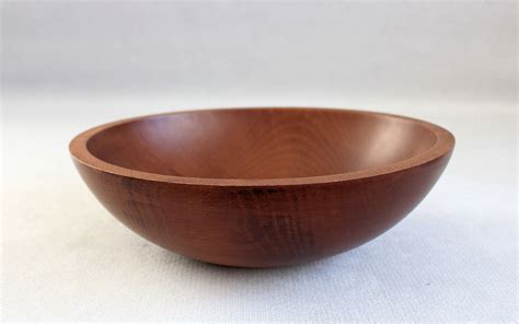 Large Wooden Bowl, Handmade Salad Dish, Wood, Handcrafted, Salad Bowl ...