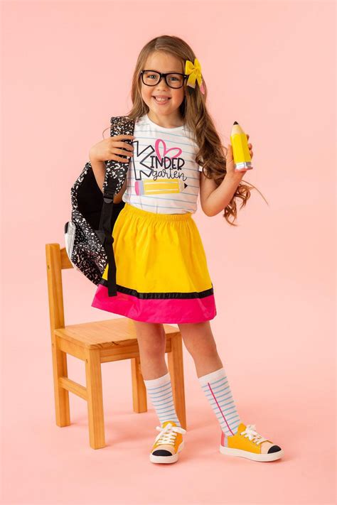 "Preschool - 5th Grade" Skirt Set | Girls' Back to School Clothing ...