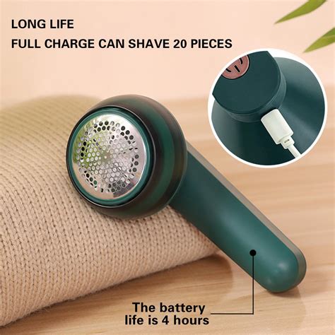 Rechargeable Electric Lint Remover & Fabric Shaver for Clothes ...