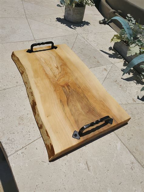 Large Natural Wood Charcuterie Board at Allen Rowe blog