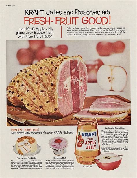 1964 kraft spaghetti with meat sauce home cooked dinners vintage print ...