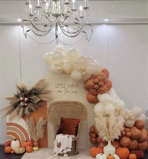 Little Pumpkin on the way Baby Shower Party Ideas | Photo 1 of 11 ...
