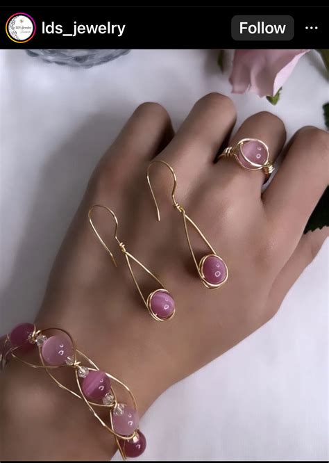 Pin by Claire White on Beaded jewellery | Handmade wire jewelry, Wire ...