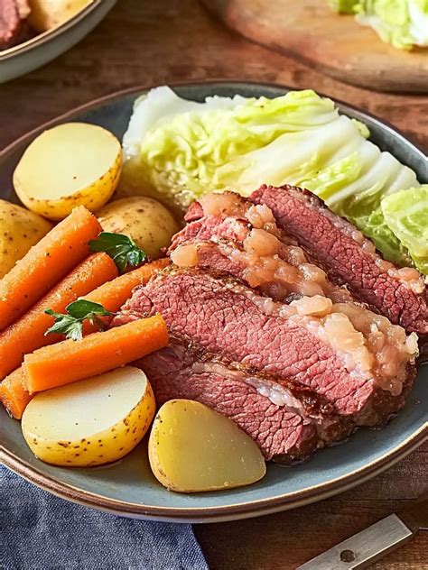 The Best Crockpot Corned Beef & Cabbage Recipe