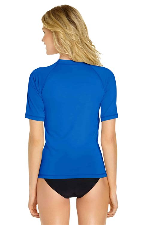 Men's Short Sleeve Rash Guard - Royal Blue - Wet Effect, Inc.