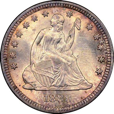 1888 [PROOF] Seated Liberty Half Dollar Prices | Ungraded, NGC, PCGS Values