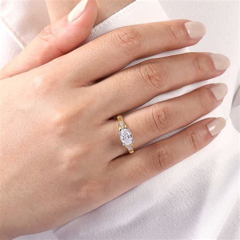 Vintage Gold Oval Engagement Rings