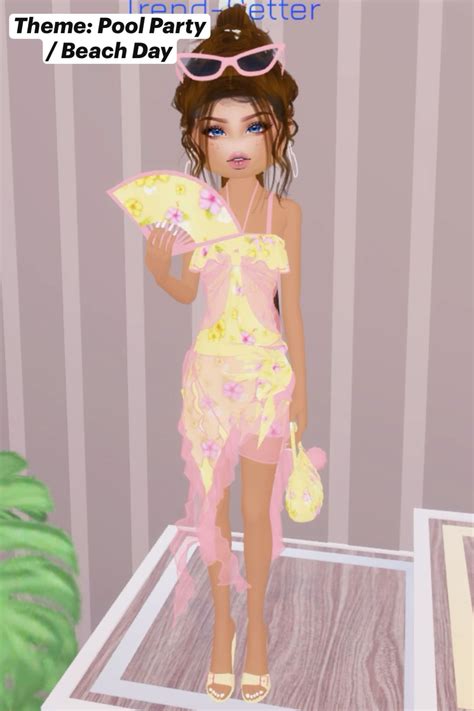 13 At the beach dti ideas | dress to impress, beach, pool party dresses