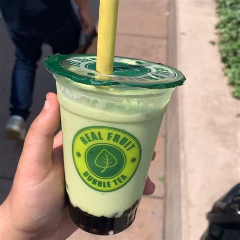 Avocado Smoothy With Tapioca from Real fruit bubble tea - Vegan Product ...