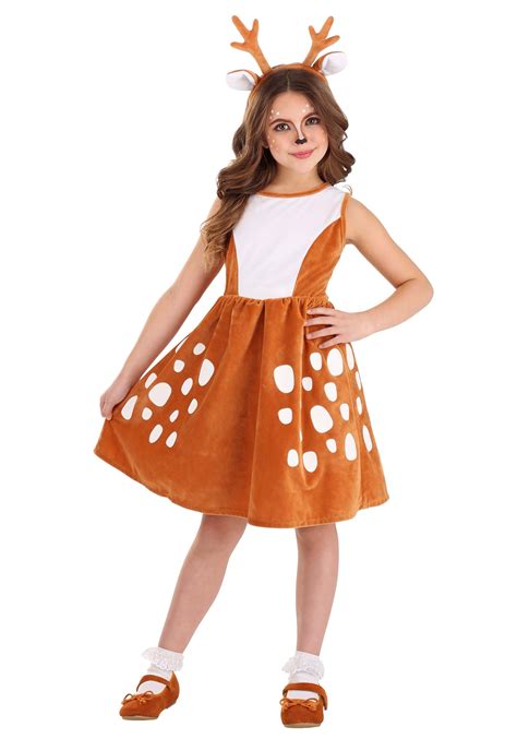 Dazzling Deer Girl's Costume | Kid's Deer Costumes