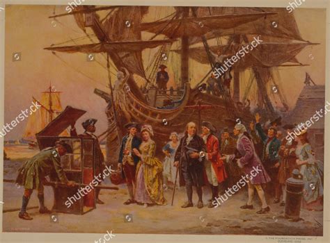 Benjamin Franklin Richard Bache His Wife Editorial Stock Photo - Stock ...