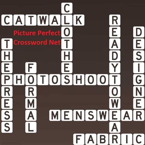 Fashion Show - Picture Perfect Crossword