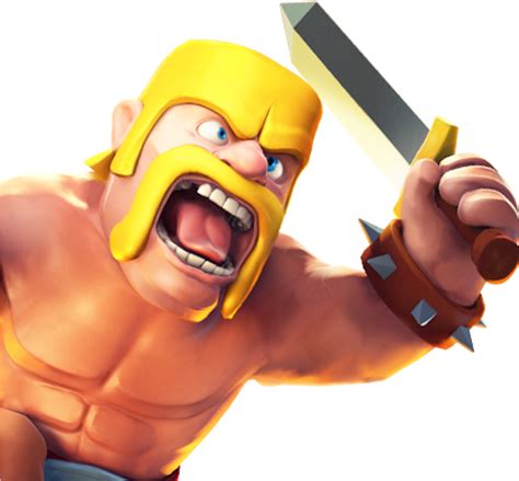 Download Clashof Clans Barbarian Character | Wallpapers.com
