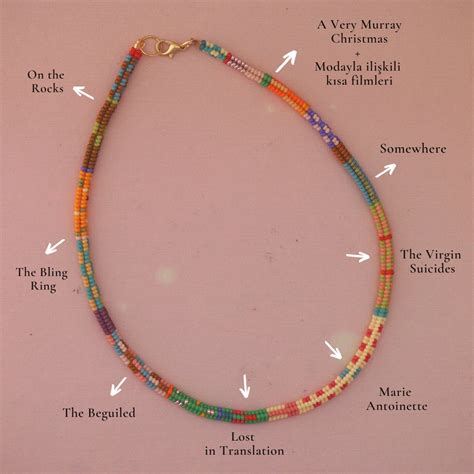 Pastel Color Palettes Choker, Beaded Handmade Necklace, Handwoven Glass Seed Beads Jewelry ...