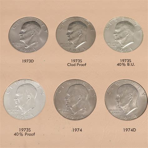 Complete Eisenhower Dollar Collection 1971-1978 | Everything But The House