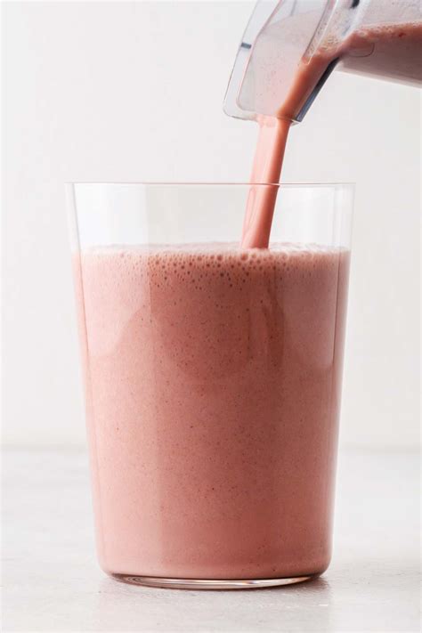 Strawberry Protein Shake - Smoothies and Shakes
