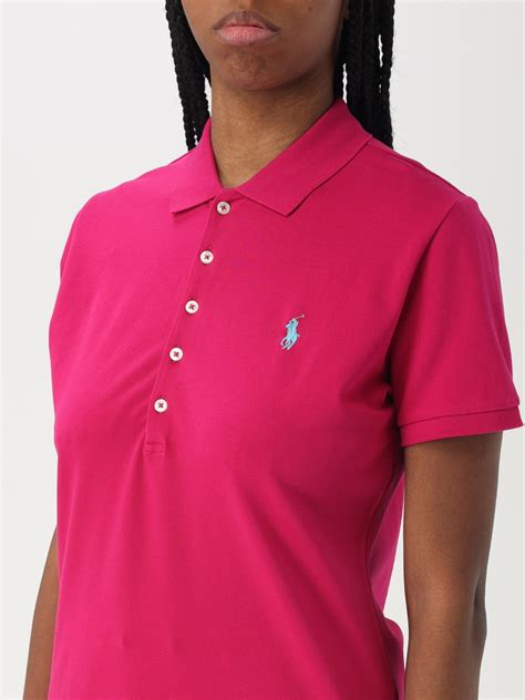 POLO RALPH LAUREN: Polo shirt woman - Pink | Polo Ralph Lauren polo ...