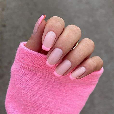 Square Short Pink Acrylic Nails | ubicaciondepersonas.cdmx.gob.mx