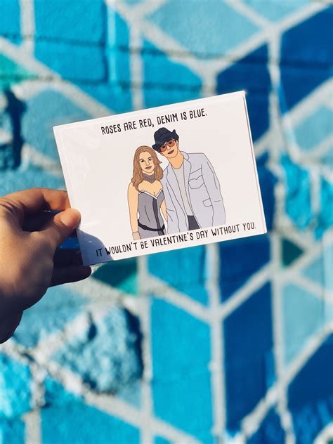 Britney and Justin Denim Valentine