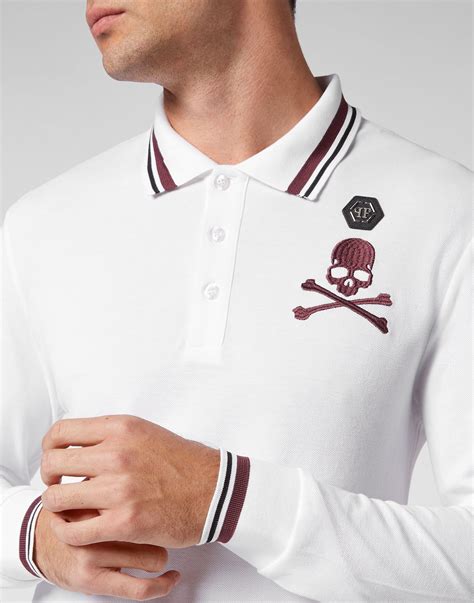 Polo shirt LS Skull&Bones | Philipp Plein Outlet
