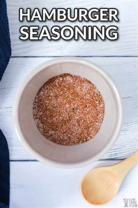 Best Hamburger Seasoning Recipe - Low Carb Yum