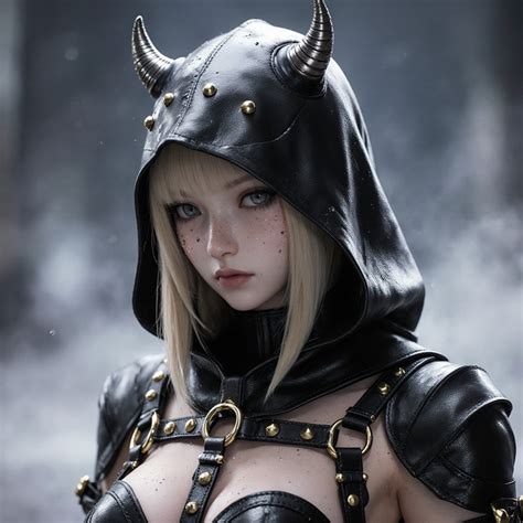 realistic anime rendering the female samurai swiftly draws her katana ...