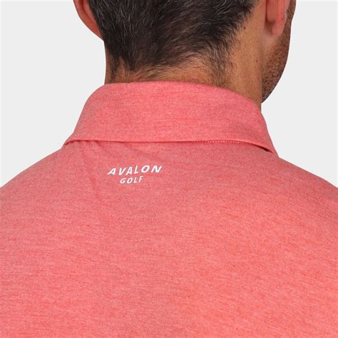 Red Golf Polo Shirt in Red | Avalon Golf Players Polo