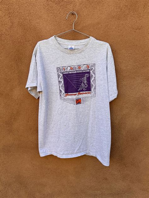 Vintage Ron Peterson's Guns Biathalon T-shirt - DESERT MOSS VINTAGE