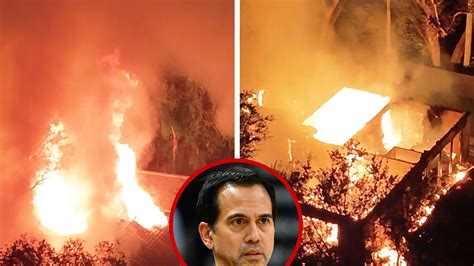 Crews Fight Massive Fire at Miami Heat Coach Erik Spoelstra's House, on ...