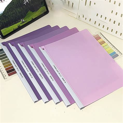 Vertical File Folder,Plastic Folders,5Pack A4 Clear Front Report Covers ...