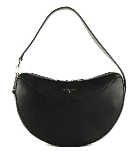 PATRIZIA PEPE Schultertasche Borsa / Bag Nero | modeherz