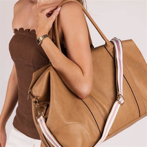 Alexis Stripe Travel Bag – Fiori and Fern