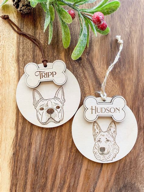Dog paw print personalized ornament – Artofit