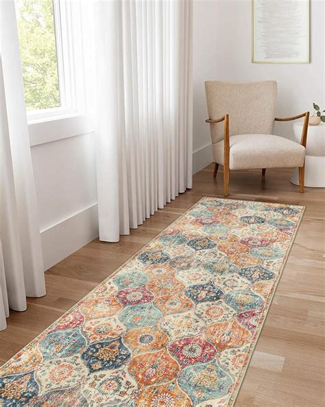 Amazon.com: Lahome Moroccan Trellis Washable Runner Rug, 2x6 Kitchen ...