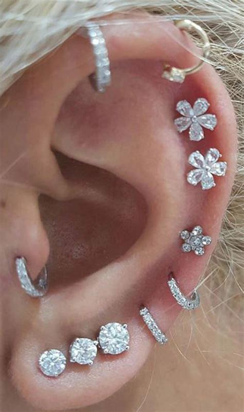 Ear Piercings for Cartilage Earring, Tragus Stud ... | Tragus piercing ...