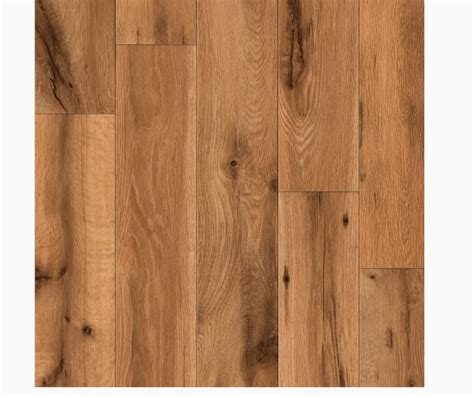 allen + roth Lodge Oak 4.96-in W x 4.23-ft L Handscraped Wood Plank ...