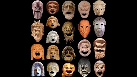 Ancient Greek Theater Masks - V.J. Joson