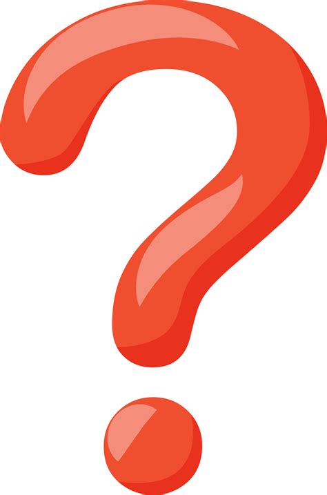 Red question mark semi flat color vector object. Information searching ...