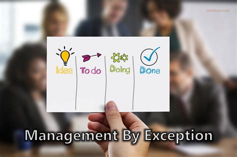 Management By Exception - iEduNote.com