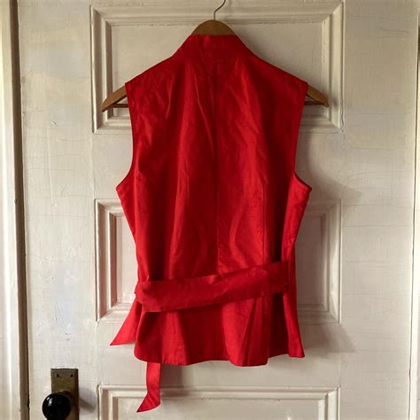 Talbots Women's Red Blouse | Depop