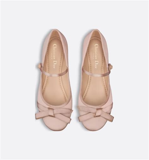 Lovely-D Ballet Flat Nude Satin | DIOR
