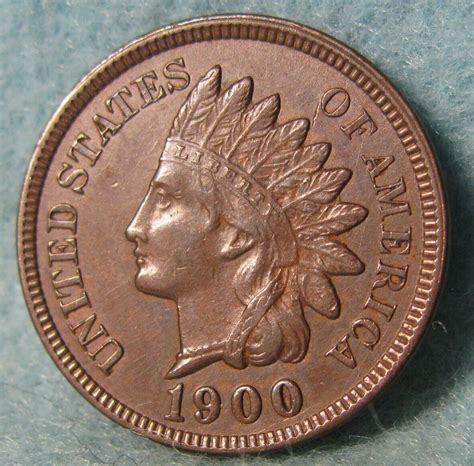 1900 Indian Head Penny Small Cent United States Coin #252 | #4674921187