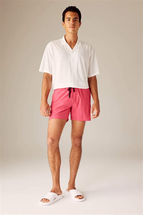 Pink Man Defacto Fit Andy Short Swimming Shorts 2784726 | DeFacto